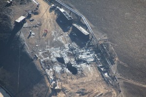 Aliso峡谷煤气泄漏井垫 - 照片信用土方